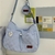 Bolsa de Ombro Veludo Xadrez