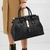 Bolsa Executiva em Couro com Design de Crocodilo - BoldBag 