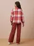 Casaco Flanela Xadrez Rosa - Bu e Bi Moda Infantil