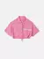 Camisa de Linho Rosa - Bu e Bi Moda Infantil