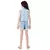 Short Feminino Infantil Modelagem Godê com Aplicação de Crochê - Bu e Bi Moda Infantil