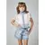 Camisa Feminina Infantil com Renda - comprar online