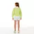 Conjunto Feminino Infantil Blusa de Moletom e Short Saia com Pregas na internet