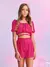 Cropped Rosa Pink com Amarração