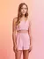 Cropped Xadrez Rosa - comprar online