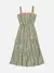 Vestido Longo Floral Verde na internet