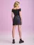 Cropped Preto de Tricot com Strass na internet