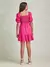 Vestido Pink de Linho com Pingente na internet