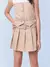 Short Saia de Sarja com Pregas - Bu e Bi Moda Infantil