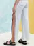 Calça Wide Jeans Com Abertura Lateral - Bu e Bi Moda Infantil
