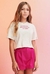 Short rosa pink