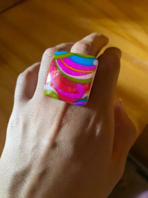 Anillo Cuadrado colores