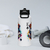 KS1 Stainless steel water bottle with a straw lid on internet