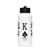 KS3 Stainless steel water bottle with a straw lid - online store