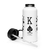 KS3 Stainless steel water bottle with a straw lid