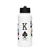 KS1 Stainless steel water bottle with a straw lid - online store