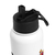 KS1 Stainless steel water bottle with a straw lid