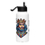 KS2 Stainless steel water bottle with a straw lid