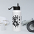 KS3 Stainless steel water bottle with a straw lid