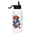 KS1 Stainless steel water bottle with a straw lid