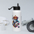 KS1 Stainless steel water bottle with a straw lid - buy online