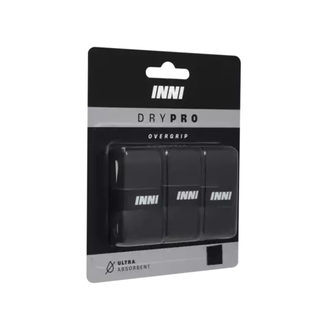 Overgrip INNI DryPro Preto - Pack com 3 unidades