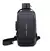 Mochila esportiva de um ombro para homens, bolsa casual, mochila de corrida ao a