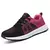 Sapatilhas femininas com cordões em malha respirável, sapatos casuais, sapatos - Purchasemix