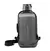Mochila esportiva de um ombro para homens, bolsa casual, mochila de corrida ao a