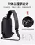 Mochila esportiva de um ombro para homens, bolsa casual, mochila de corrida ao a - Purchasemix