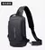 Imagem do Mochila esportiva de um ombro para homens, bolsa casual, mochila de corrida ao a