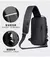 Imagem do Mochila esportiva de um ombro para homens, bolsa casual, mochila de corrida ao a