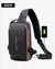 Mochila esportiva de um ombro para homens, bolsa casual, mochila de corrida ao a