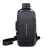 Imagem do Mochila esportiva de um ombro para homens, bolsa casual, mochila de corrida ao a