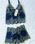 Baby Doll Sexy Rendado Azul Marinho
