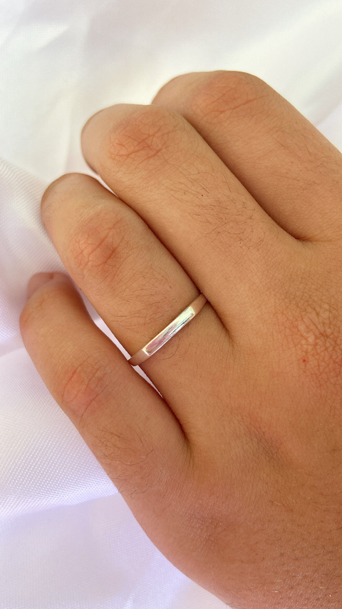Anel detalhe reto