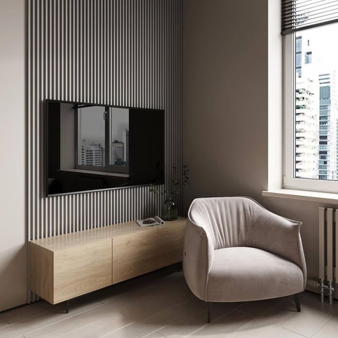 Revestimiento de Pared Interior Gris