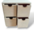 Cajonera x 4 cajones de 7x7x7 - 3mm