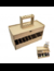 Mdf Cajonera Organizador Artistico X 2 Cajones 41x24x18cm.(exh4218/9) - Cód.16612