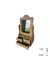 Mdf Cajonera X 3 Cajones Con Espejo (fibro 5mm.) - Cód.15884