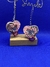 A19 Corazón Rosa y Plata - Bordando Ando Chile