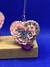 A19 Corazón Rosa y Plata
