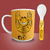 Taza plástica con cuchara - Garfield + nombre personaliado en internet