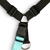 Conjunto Peitoral Antipuxão e Guia Preto - Sushi PetShop