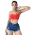Short Feminino Jeans Curto Azul - TrendlyCat Atacado