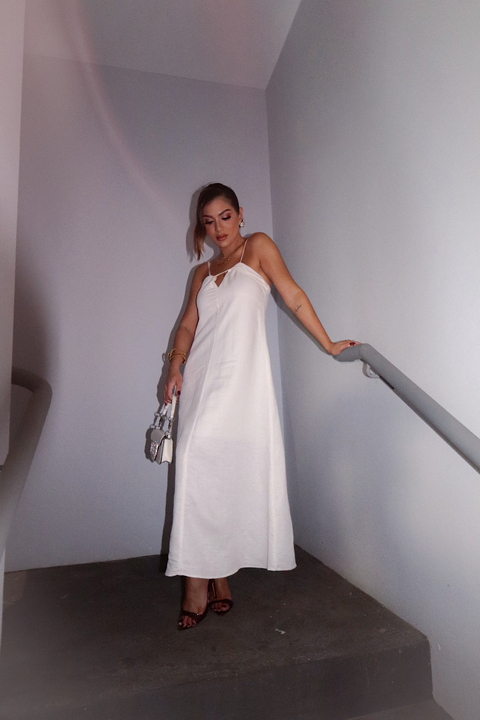 Vestido midi Veneza