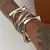 Bracelete acrílico, bracelete quadrado
