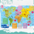 Mapa do Mundo (História e Geografia) - Quebra-Cabeça Educativo de 200 Peças - Cri Crie
