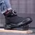 Botas masculinas à prova d'água com botões rotativos - JISAMIX