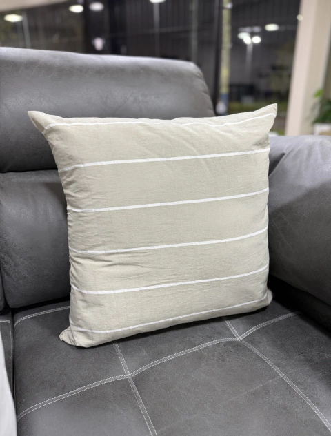 Almohadones 50x50 rayados Tussor - comprar online